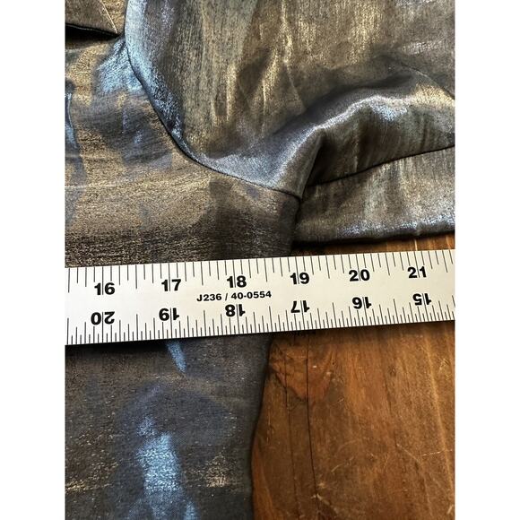 Vintage Maggy Lawrence Women’s Dress Jacket Size Small Metallic Shimmer USA Made - Picture 7 of 8